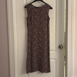 NWT - flower midi petite dress